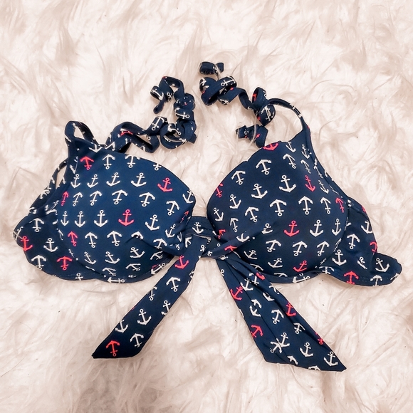 Women's Anchor Swim Push-Up Bikini Top - Picture 1 of 2